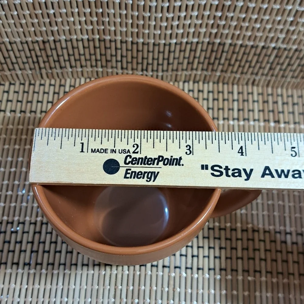 M‎ Ware Gardener TerraCotta Flower Pot Coffee Cup/Mug Brown Hattiesburg